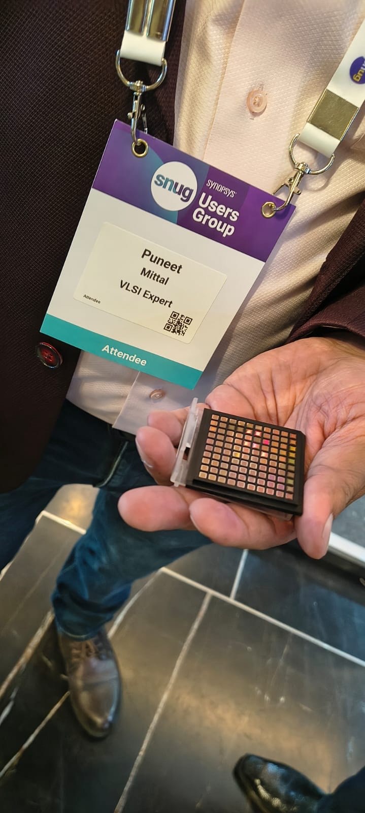 The fabricated chip — Mini Processor on GF180nm